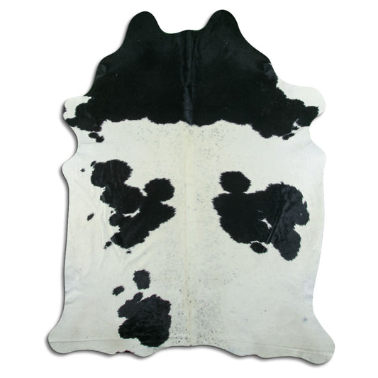 Black & White Cowhide Rug XXL