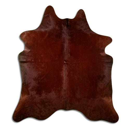 Brown Cowhide Rug L