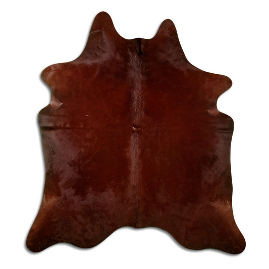 Brown Cowhide Rug L