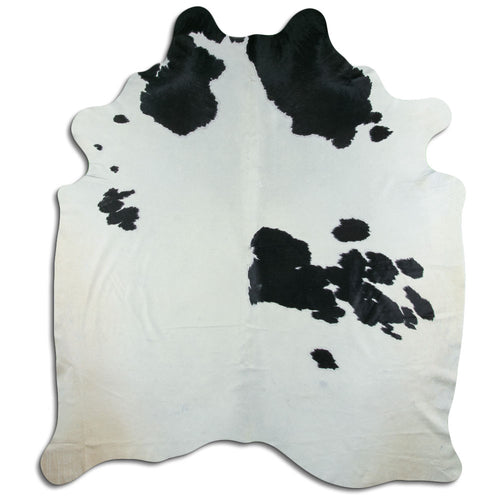 Black & White Cowhide Rug XXXL