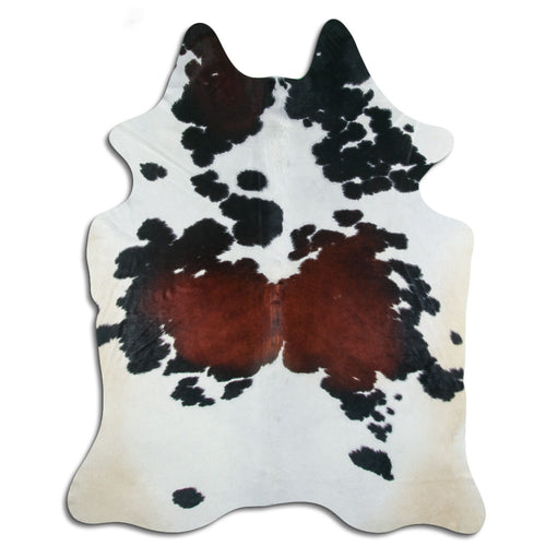 Tricolor Cowhide Rug XXL
