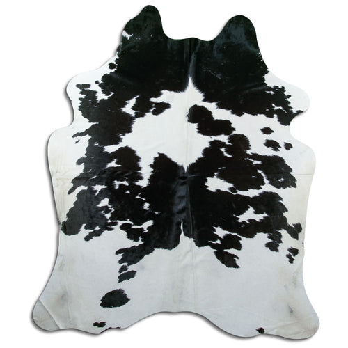 Black & White Cowhide Rug XXL