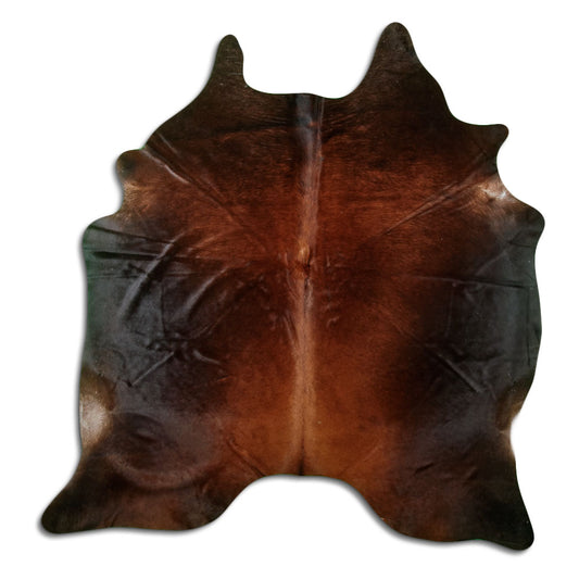 Brown Cowhide Rug M
