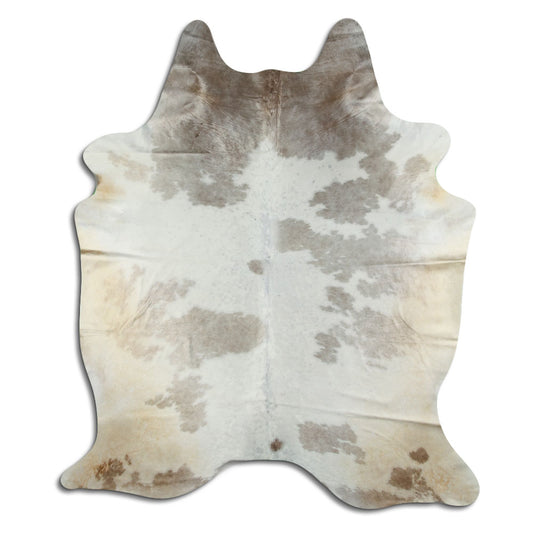 Brown & White Cowhide Rug XXL