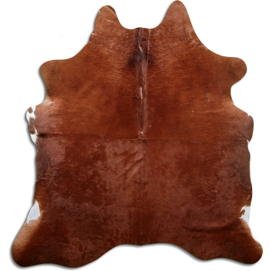 Brown Cowhide Rug L