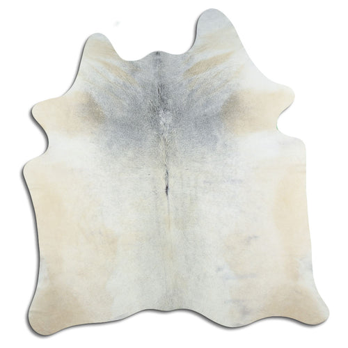 Tan Grey Cowhide Rug L