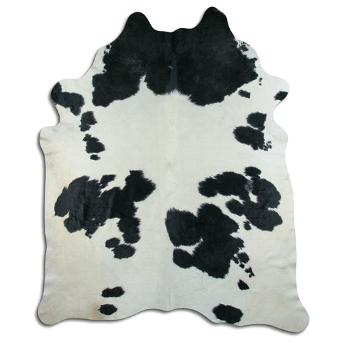 Black & White Cowhide Rug XXXL