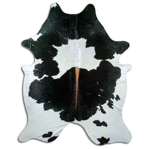 Black & White Cowhide Rug XXL