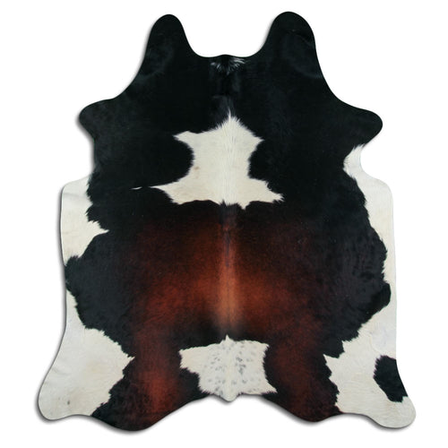 Tricolor Cowhide Rug XXL