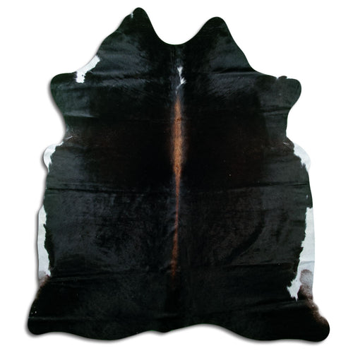 Brown Cowhide Rug L