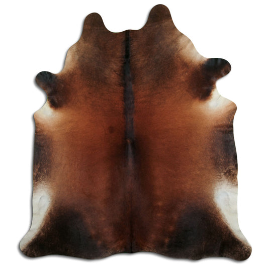 Brown Cowhide Rug XXXL