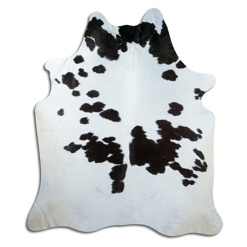 Black & White Cowhide Rug XXXL
