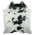 Black & White Cowhide Rug XXL
