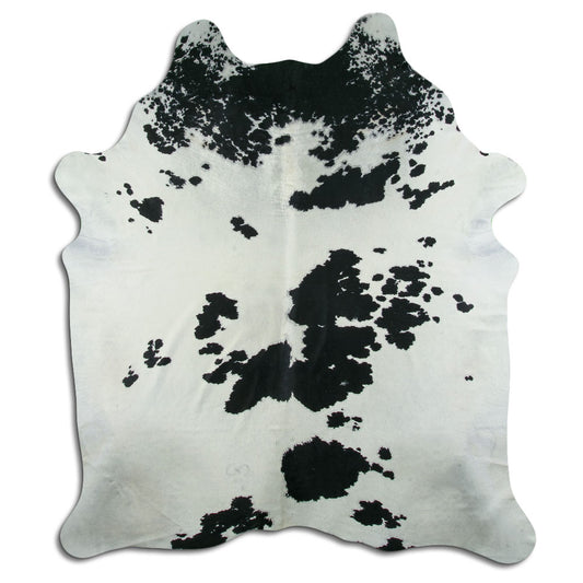 Black & White Cowhide Rug XXL