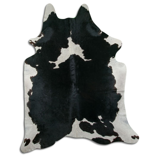 Black & White Cowhide Rug XXL