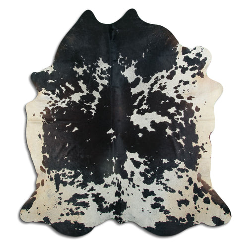 Black & White Cowhide Rug XXL