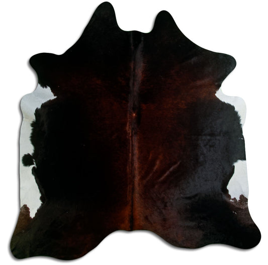 Brown Cowhide Rug L