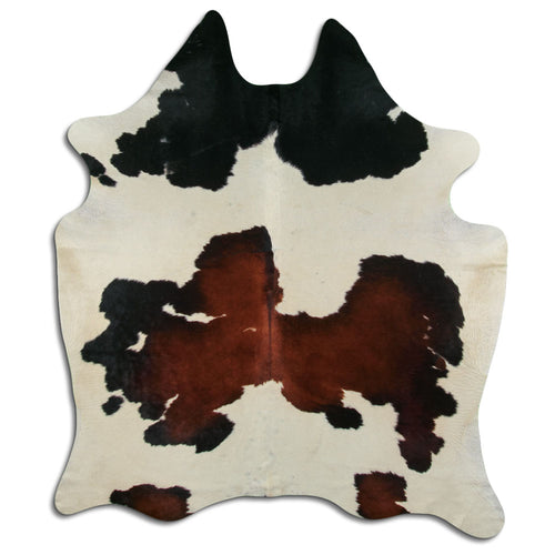 Tricolor Cowhide Rug XXL