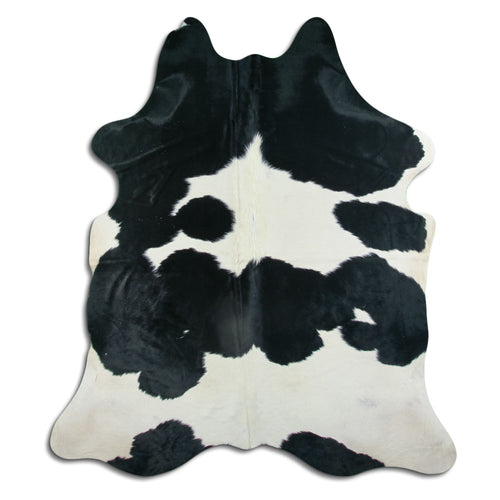 Black & White Cowhide Rug XXL