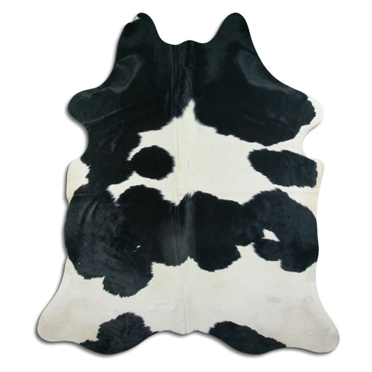 Black & White Cowhide Rug XXL