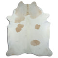 Brown & White Cowhide Rug XXL