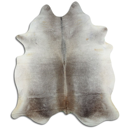 Tan Grey Cowhide Rug XXL