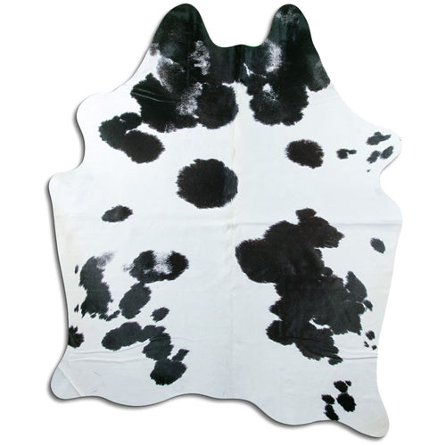 Black & White Cowhide Rug XXL