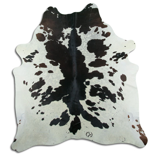 Black & White Cowhide Rug XL