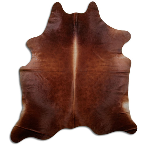 Brown Cowhide Rug XXL