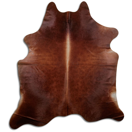 Brown Cowhide Rug XXL