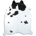 Black & White Cowhide Rug XXL
