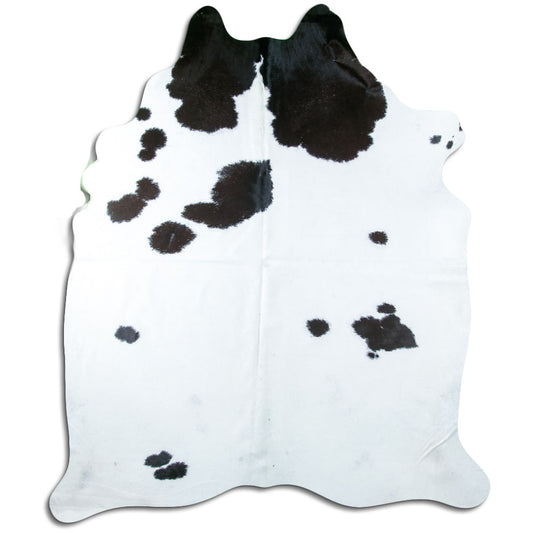 Black & White Cowhide Rug XXL