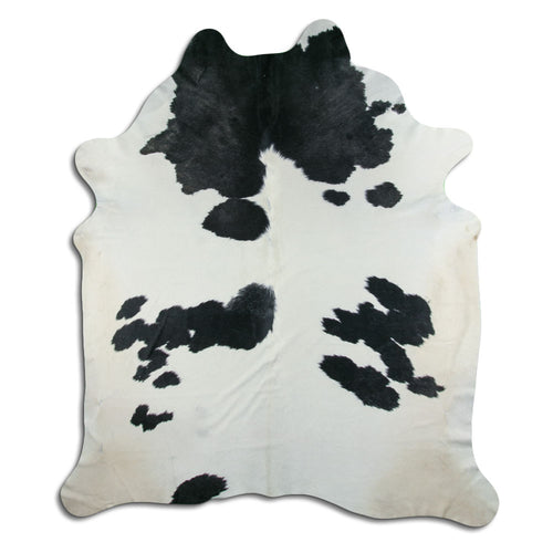Black & White Cowhide Rug XXXL