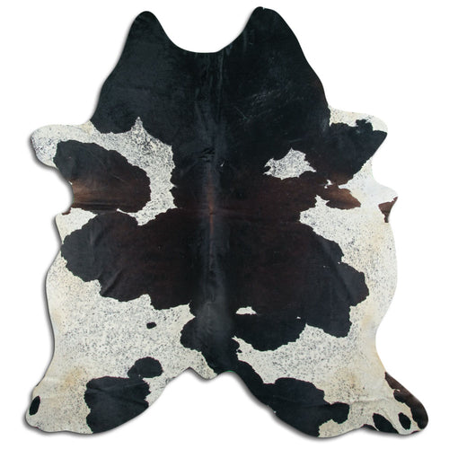 Black & White Cowhide Rug XXL