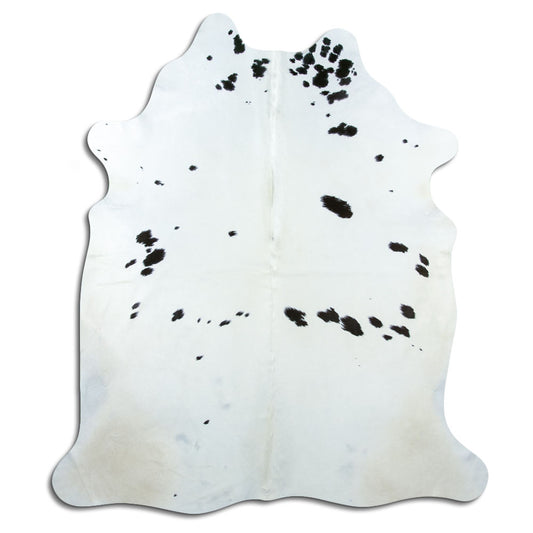 Black & White Cowhide Rug XL