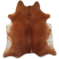 Brown Cowhide Rug L