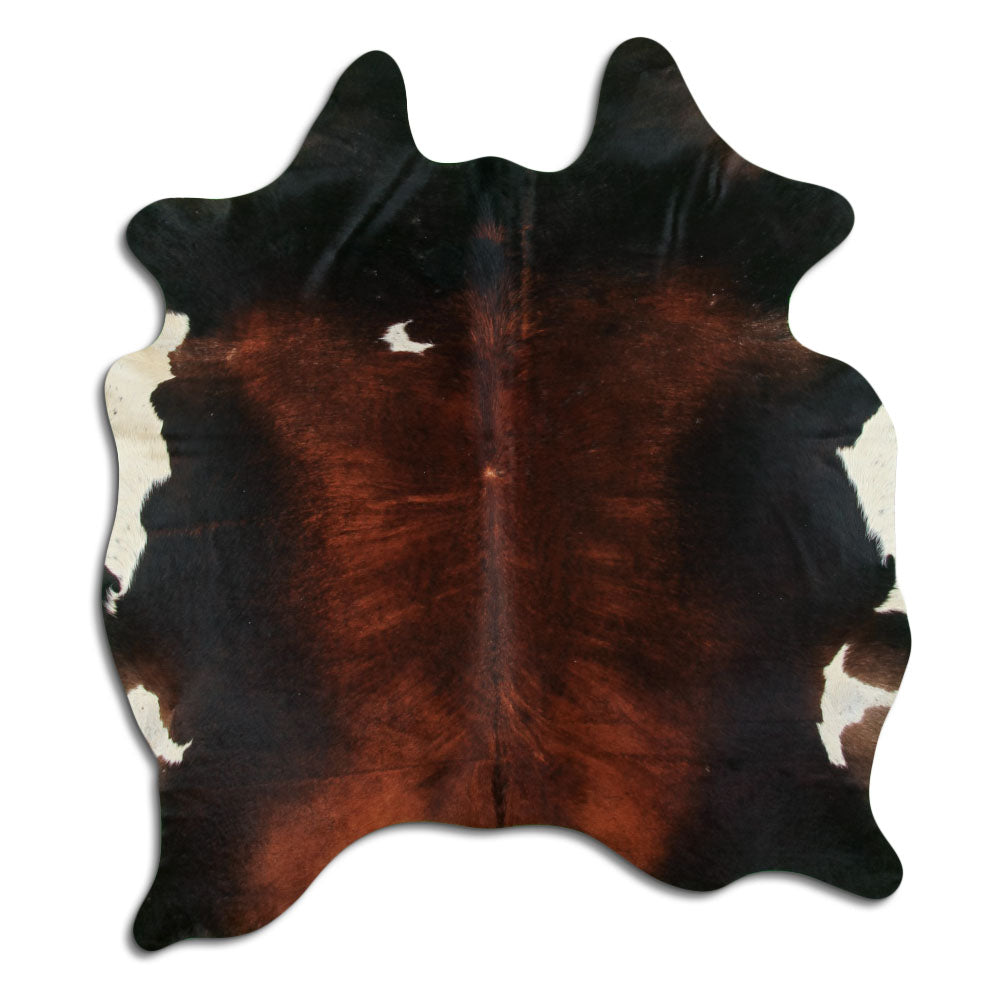 Brown Cowhide Rug L