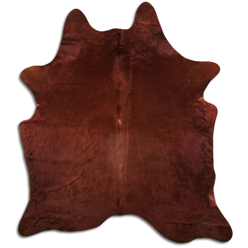 Brown Cowhide Rug L