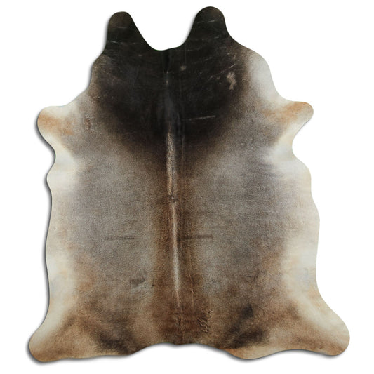 Tan Grey Cowhide Rug XXL
