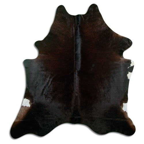 Brown Cowhide Rug L