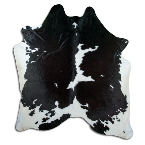 Black & White Cowhide Rug XXL