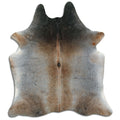 Tan Grey Cowhide Rug L