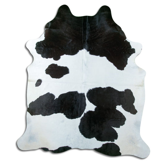 Black & White Cowhide Rug XXL