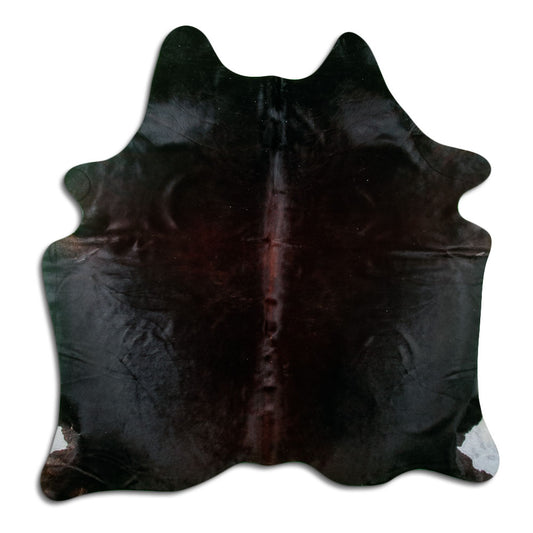 Brown Cowhide Rug L