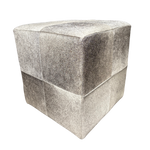Cowhide ottoman | available in several colours