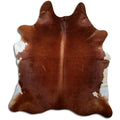 Brown Cowhide Rug L