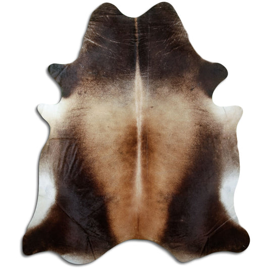 Brown Cowhide Rug XXXL