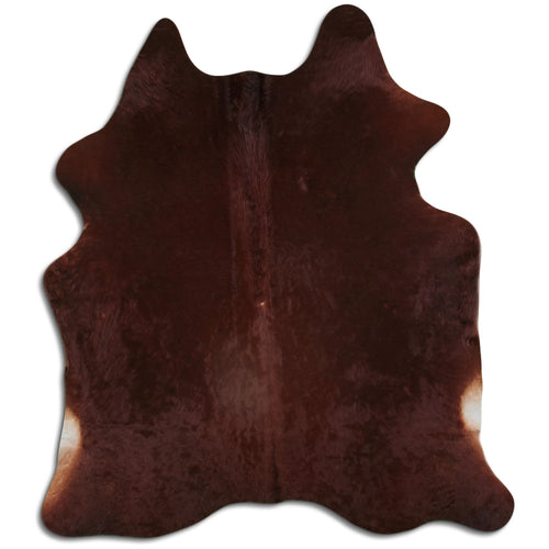 Brown Cowhide Rug L