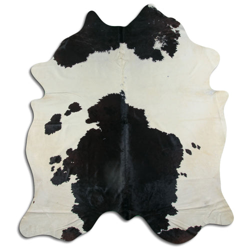 Black & White Cowhide Rug XXL