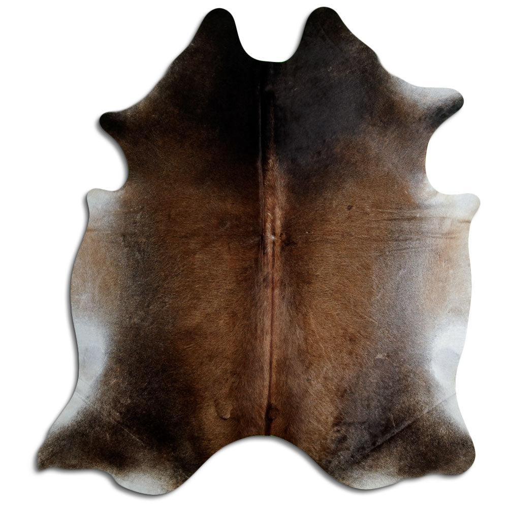 Tan Grey Cowhide Rug XXL
